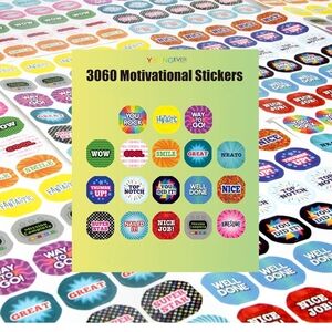 Motivational Stickers Set By YOUNGEVER